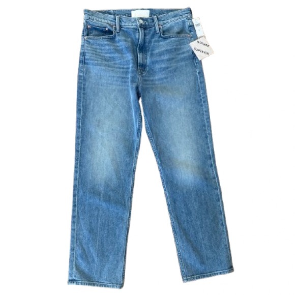 MOTHER High Waisted Rider Ankle in Salt of the Earth - 32 - Picture 4 of 13